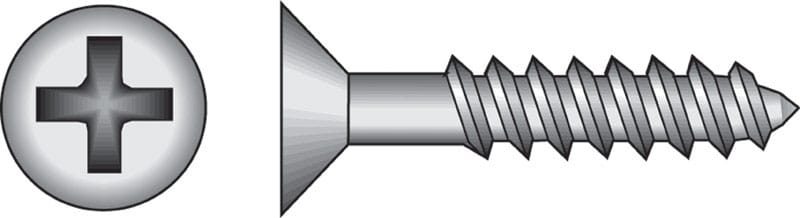 Hillman 39265 No. 10 X 1-1/2 in. L Phillips Black Phosphate Twin Thread Cabinet Screws 1 pk