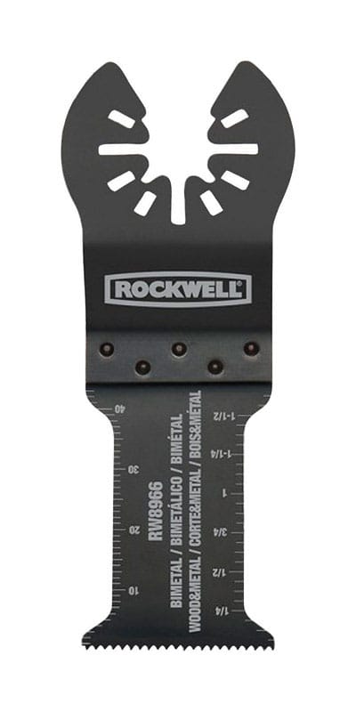 Rockwell RW8966 1-13/16 in. L Bi-Metal Plunge Cut Oscillating Blade 1 pk