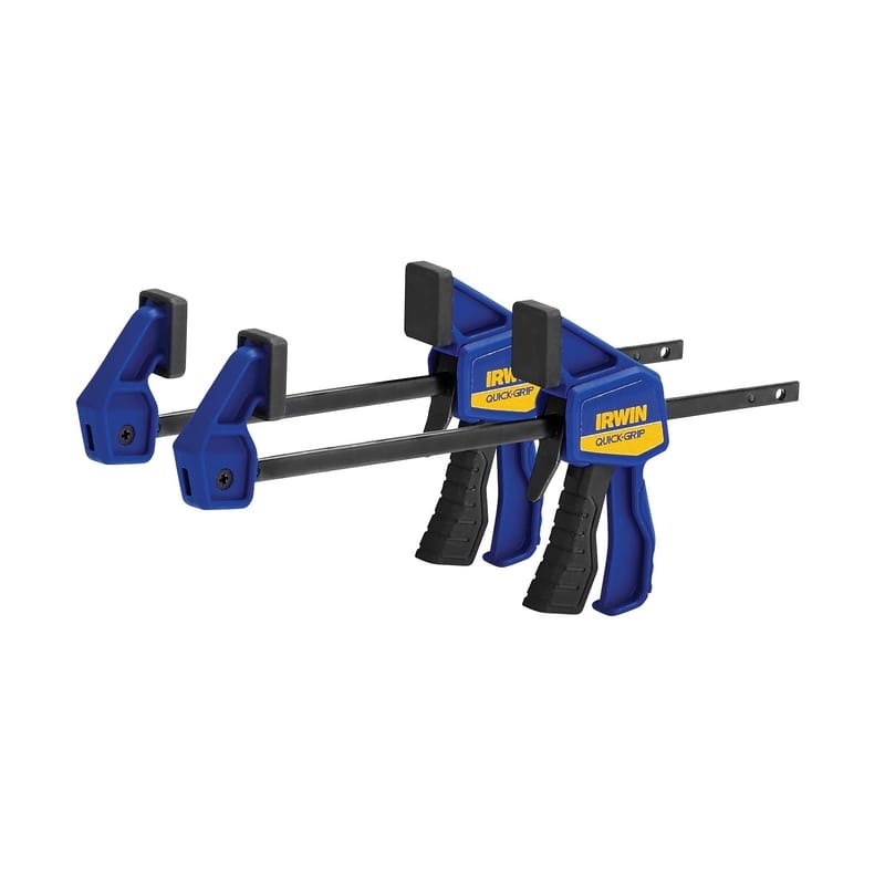Irwin 1964747 Quick-Grip 4.25 in. X 1-3/16 in. D Micro Bar Clamp and Spreader 35 lb 2 pc
