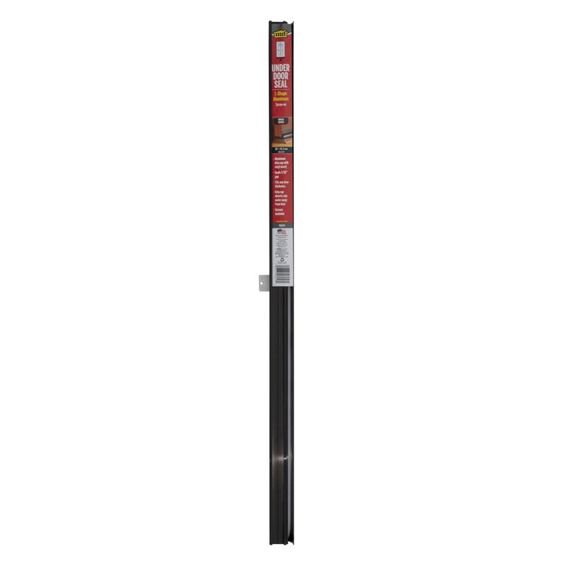 M-D Building Products 06056 Brown Aluminum Under Door Seal For Doors 36 in. L X 1.63 in.