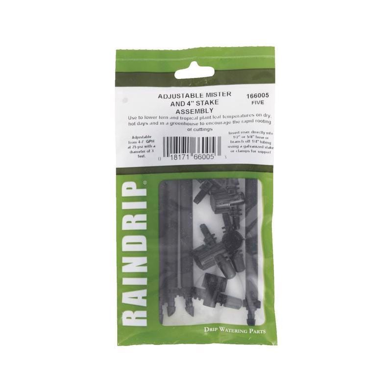 Raindrip 166005B Full-Circle Drip Irrigation Micro Spray 7 gph 5 pk