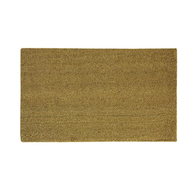 Sports Licensing Solutions 58771 18 in. W X 30 in. L Tan Blank Coir Door Mat