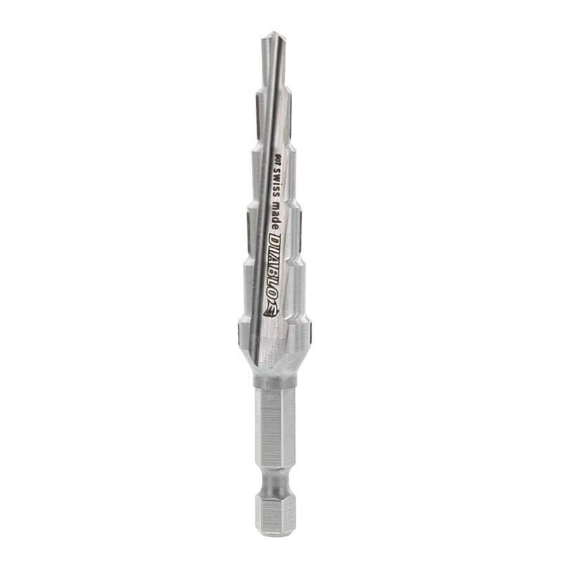 Diablo DSD0500S06 1/2 in. X 3-3/8 in. L Metal Impact Step Drill Bit Hex Shank 1 pk