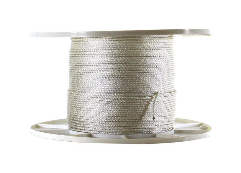 Koch Industries 5220444 1/8 in. D X 1000 ft. L White Solid Braided Nylon Cord