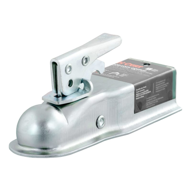 Curt 25105 2000 lb. cap. 2-1/2 in. 1.88 in. Straight-Tongue Coupler