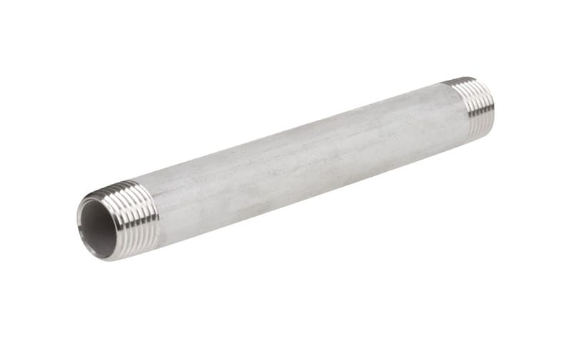Smith-Cooper 4632102250 1-1/4 in. MPT Stainless Steel 4 in. L Nipple