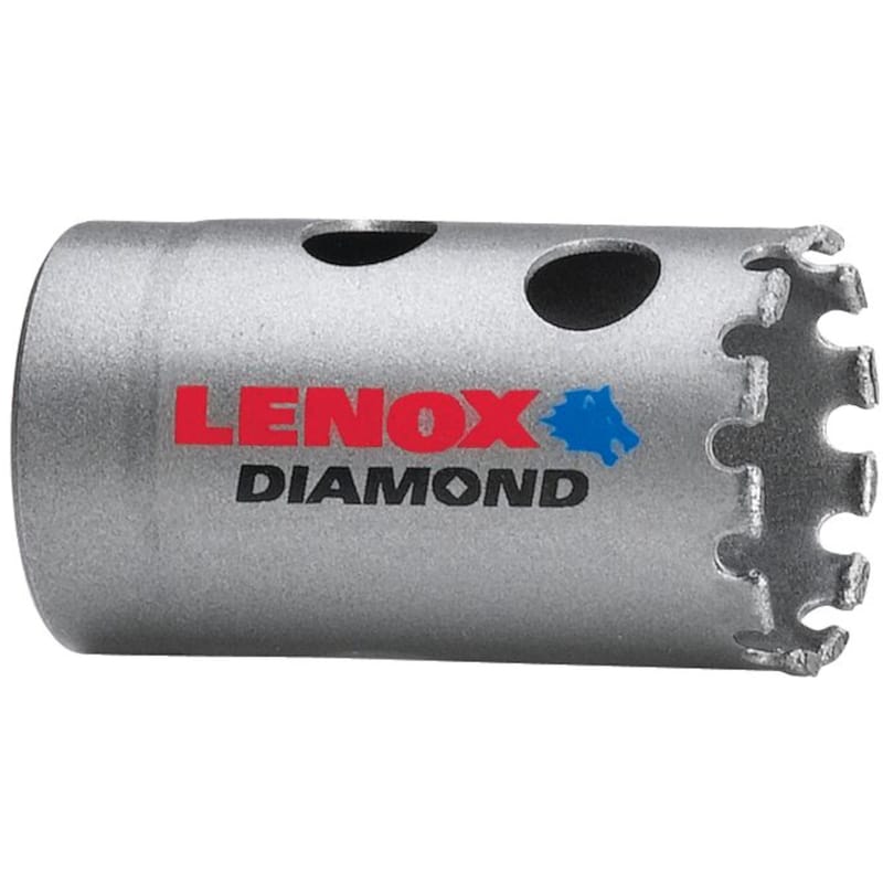 Lenox 1225618DGHS Diamond 1-1/8 in. Diamond Grit 1.5 in. L Hole Saw