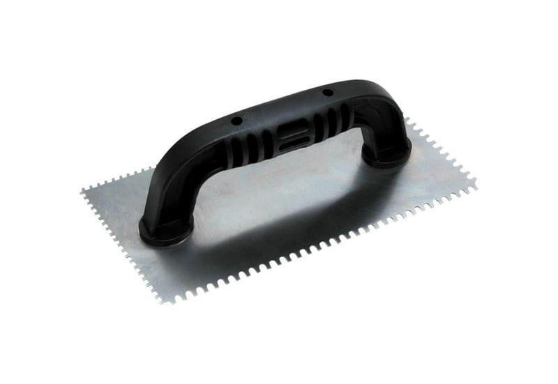 Marshalltown 239 QLT 4 in. W Steel Notched Trowel