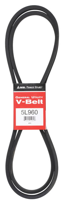 Mitsuboshi 5L960A FHP General Utility V-Belt 0.63 in. W X 96 in. L For Fractional Horsepower Motors