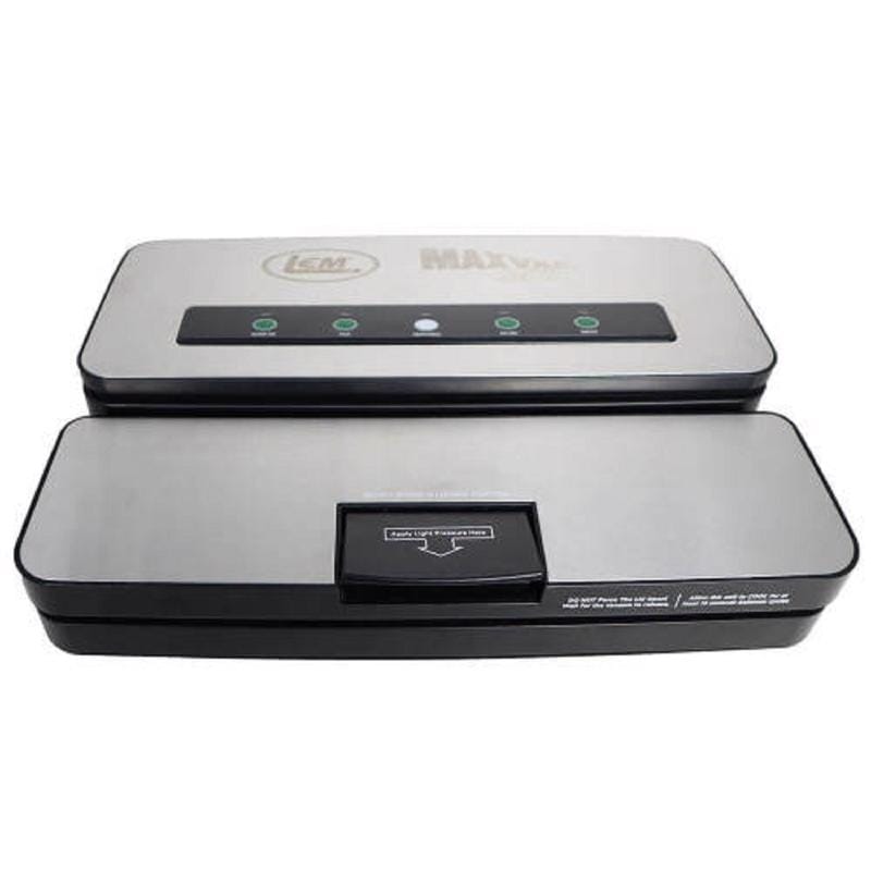 Lem 1393 MaxVac 250 Black/Silver Food Vacuum Sealer