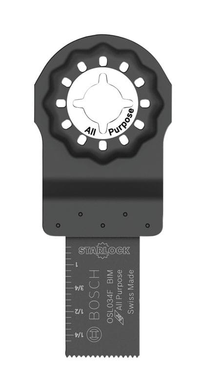 Bosch OSL034F Starlock 3/4 in. X 4 in. L Bi-Metal Plunge Blade 1 pk