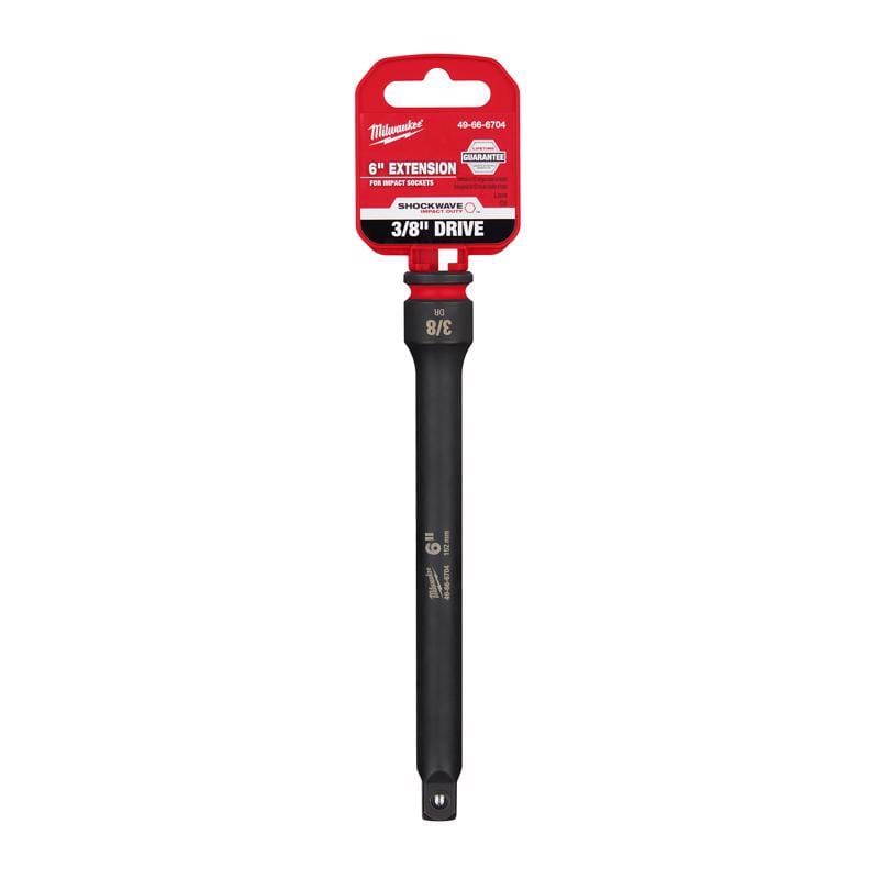 Milwaukee 49-66-6704 Shockwave 6 in. X 3/8 in. drive SAE Impact Extension 1 pc