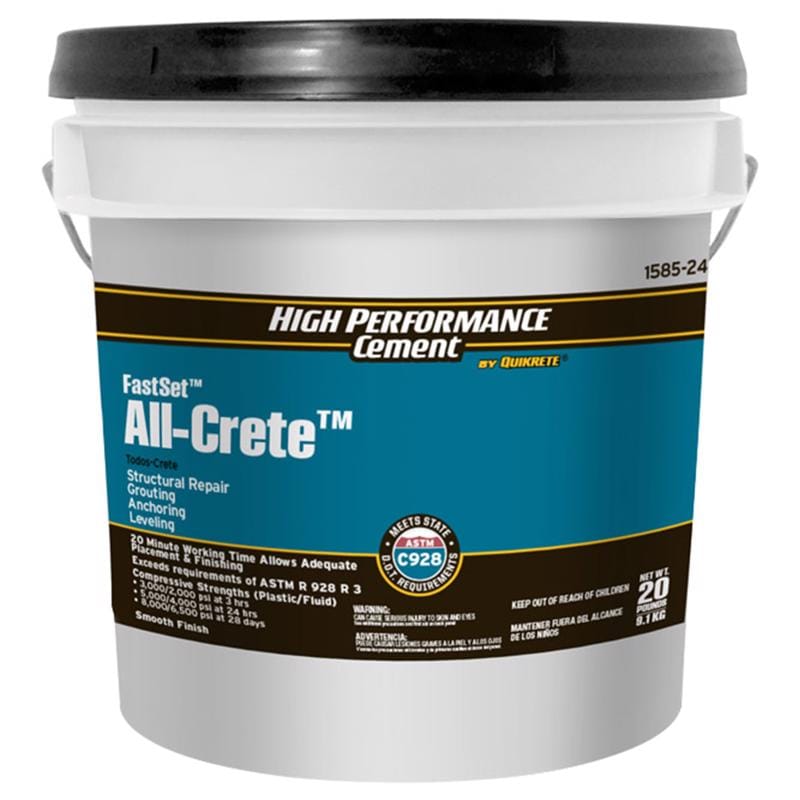 Quikrete 1585-24 FastSet All-Crete Anchoring Cement 20 lb