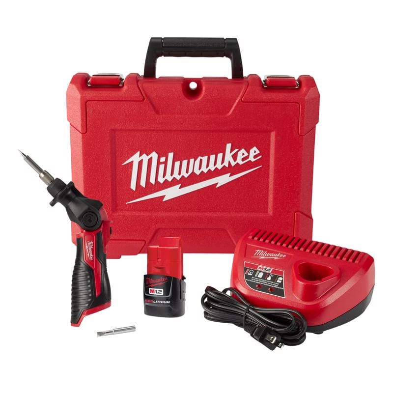 Milwaukee 2488-21 M12 Cordless Adjustable Soldering Iron Kit 16 W 1 pk