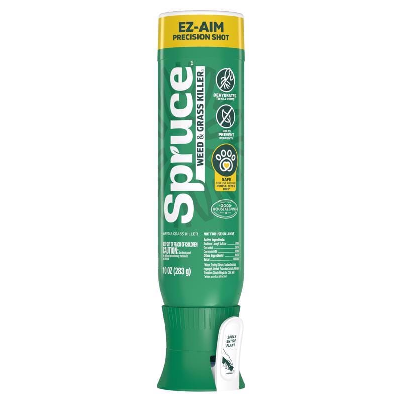 Spruce 810121300398 EZ Aim Weed and Grass Weed and Vegetation Killers RTU Liquid 10 oz
