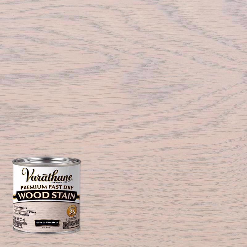 Varathane 262030 Premium Sun Bleached Oil-Based Fast Dry Wood Stain 1/2 pt