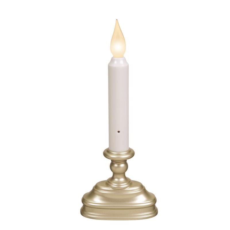 Xodus Innovations FPC1320P Pewter/White None Scent Window Candles Flameless Flickering Candle