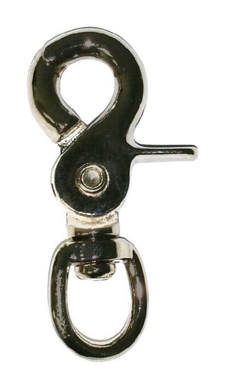 Baron 5013S-1/2 1/2 in. D X 2-1/2 in. L Nickel-Plated Stainless Steel Trigger Snap 80 lb