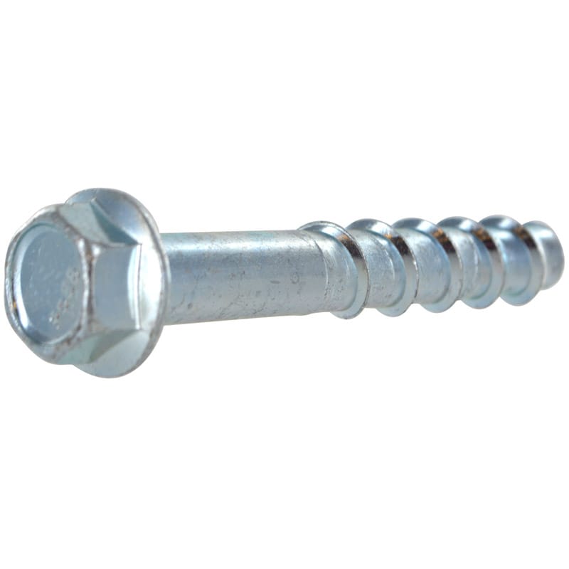 Hillman 372219 Screw-Bolt+ 3/8 in. D X 2-1/2 in. L Steel Hex Head Concrete Screw Anchor 15 pk