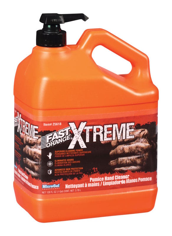 Fast Orange 25618 Xtreme Orange Scent Pumice Hand Cleaner 128 oz