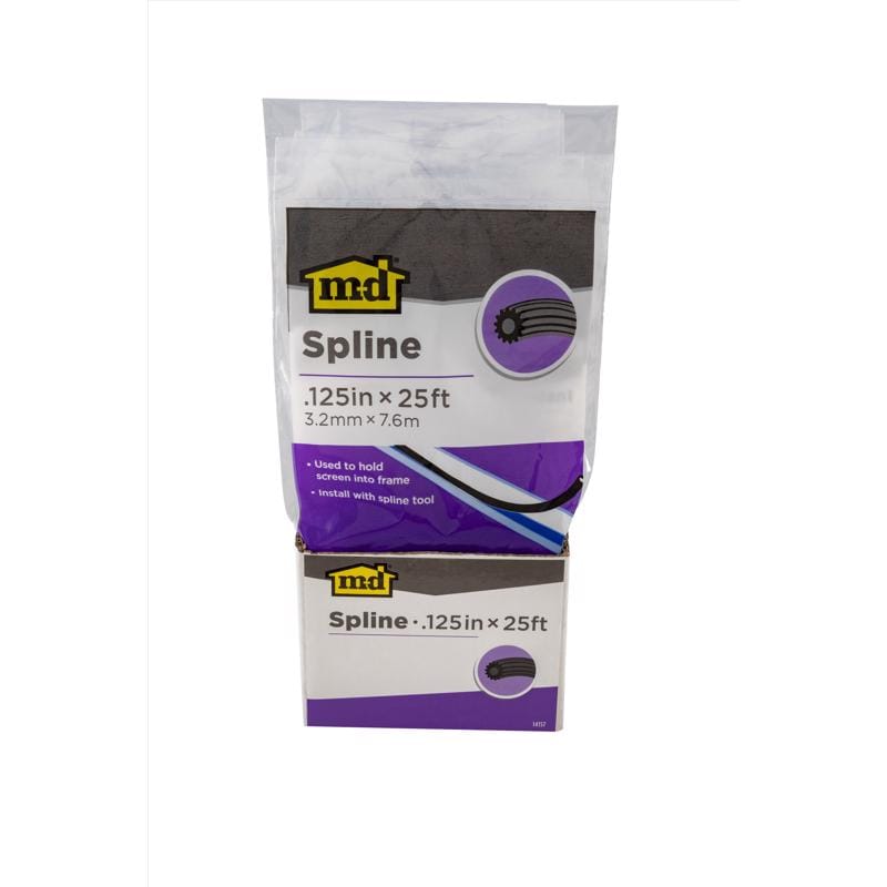 M-D Building Products 14157 0.125 in. D X 25 ft. L Screen Spline
