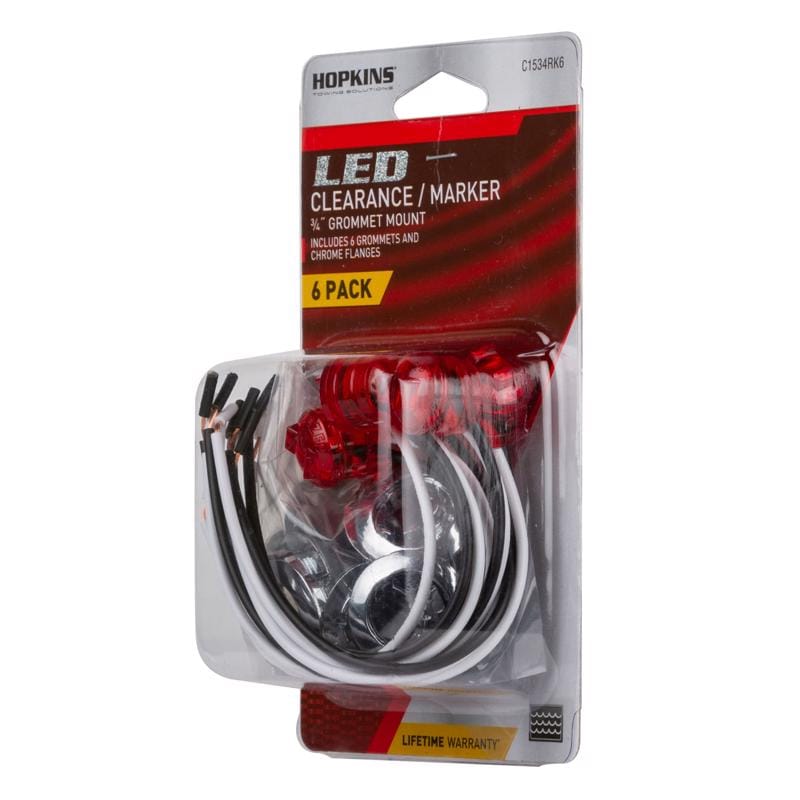 Hopkins C1534RK6 Led Lght Mountg Rnd Red