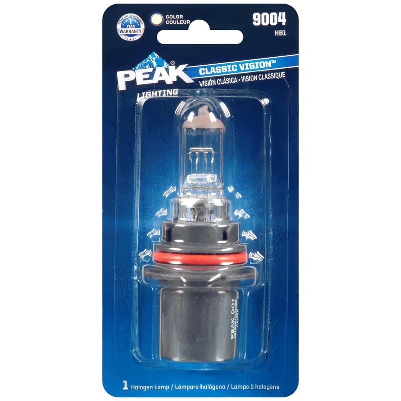 Peak 9004-BPP Classic Vision Halogen High/Low Beam Automotive Bulb 9004 HB1