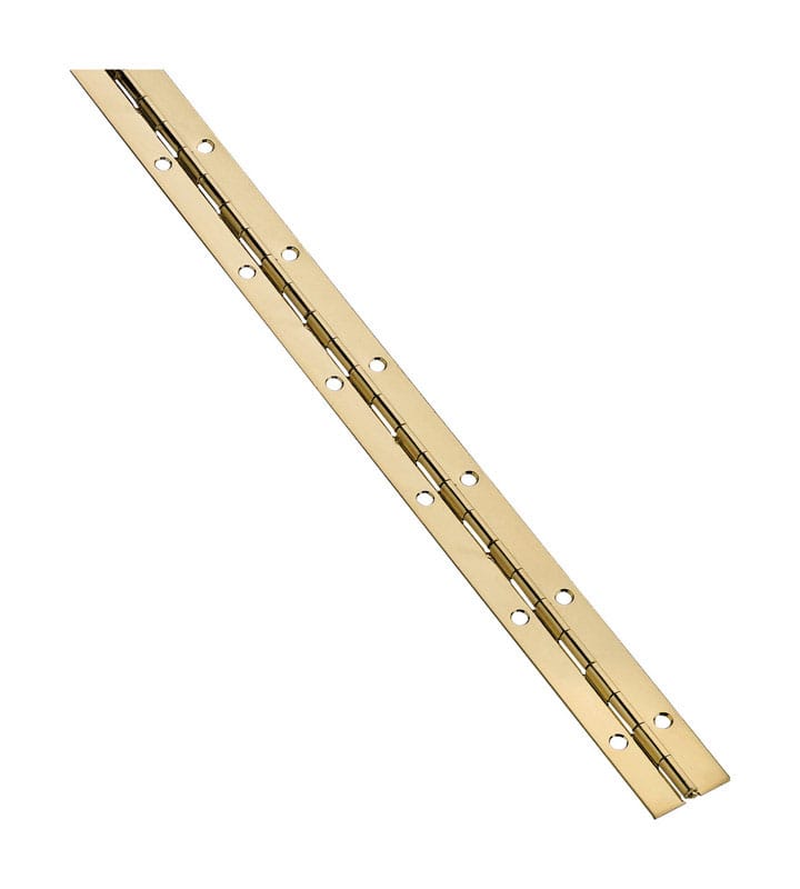 National Hardware N148-353 48 in. L Brass Continuous Hinge 1 pk
