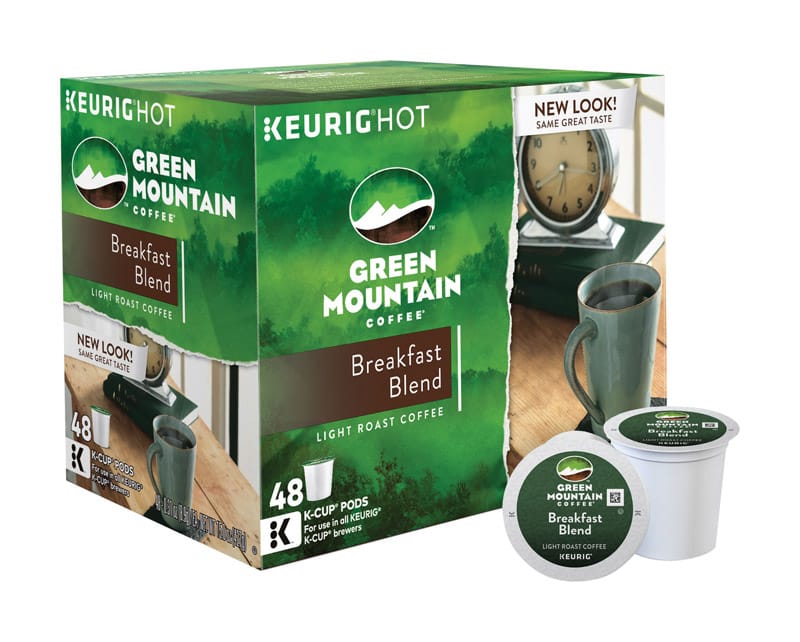 Keurig 5000356567 Green Mountain Coffee Breakfast Blend Coffee K-Cups 48 pk