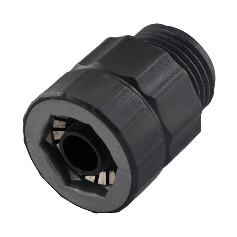 Orbit 56975 Push-Fit 5/8 in. Plastic Threaded Male Hose Mender