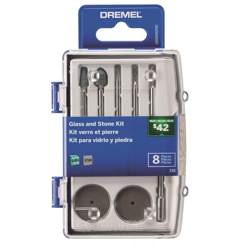 Dremel 735-01 Rotary Accessory Kit 8 pc