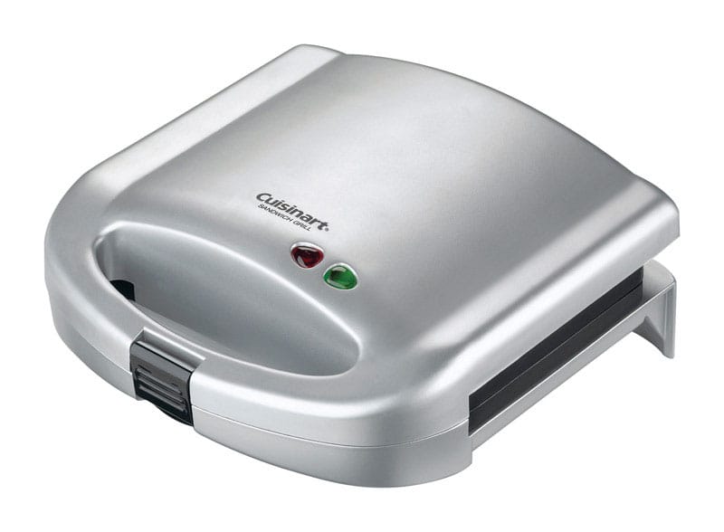 Cuisinart WM-SW2N1NAS Silver Stainless Steel Nonstick Surface Sandwich Maker