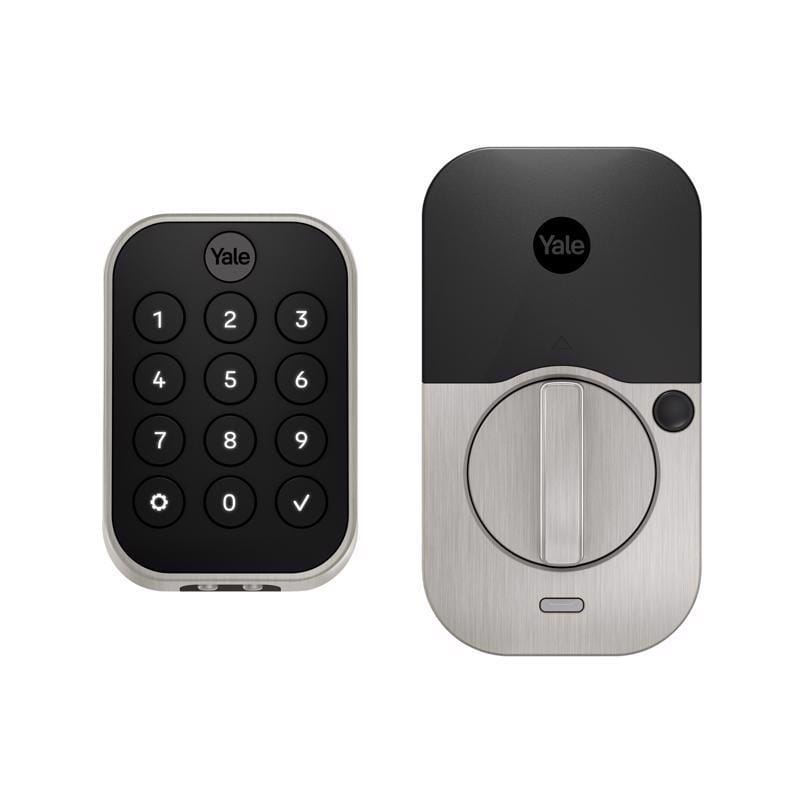 Yale YRD430-BLE-619 Assure Lock 2 Satin Nickel Metal Bluetooth Keypad Entry Smart Lock