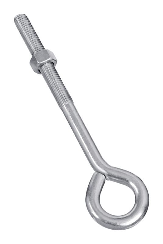 National Hardware N221-325 1/2 in. X 8 in. L Zinc-Plated Steel Eyebolt Nut Included