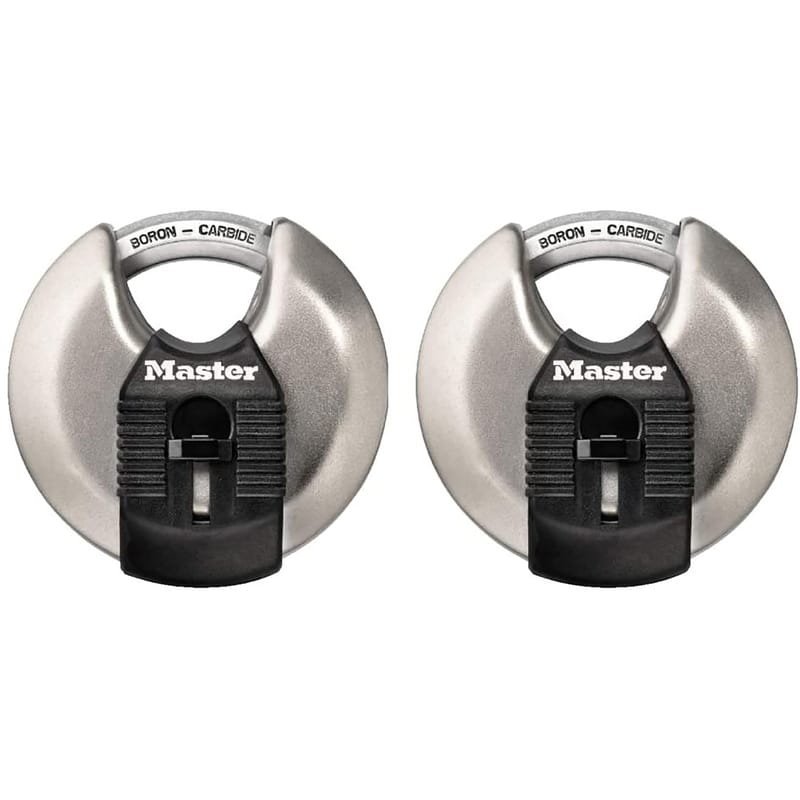 Master Lock M40XTCCSEN Disc Padlock 2-3/4" 2Pk