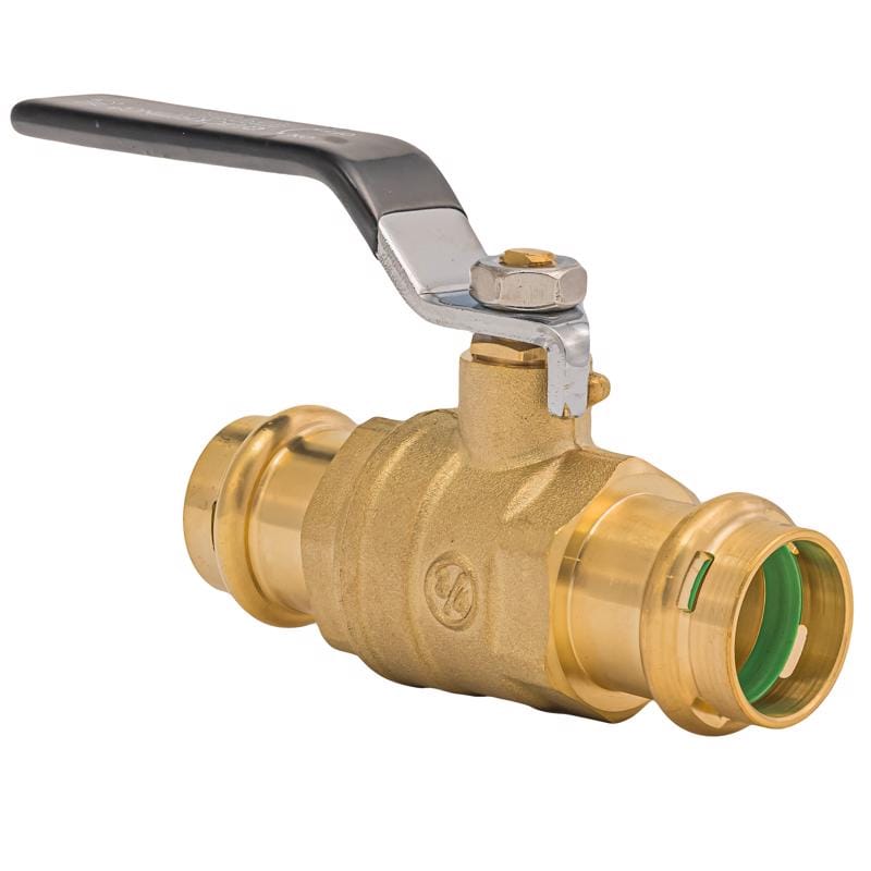QuickFitting SPBV22R 3/4 in. Brass Press Ball Valve