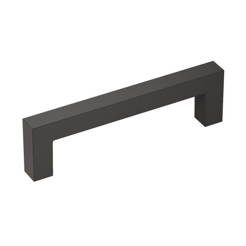 Amerock BP36570FB Monument Contemporary Bar Cabinet Pull 3-3/4 in. Matte Black Black 1 pk