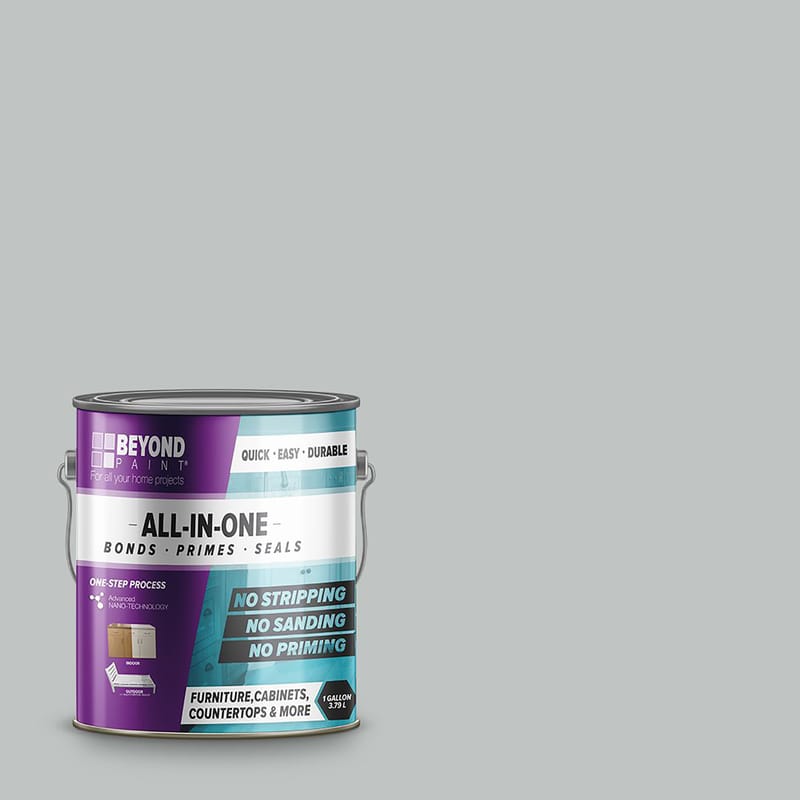 Beyond Paint BP23 Matte Soft Gray Water-Based Paint Exterior and Interior 1 gal