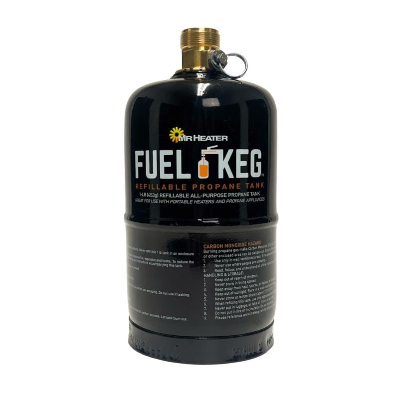 MR. Heater F200048 Fuel Keg 16 oz Brass/Steel Propane Cylinder