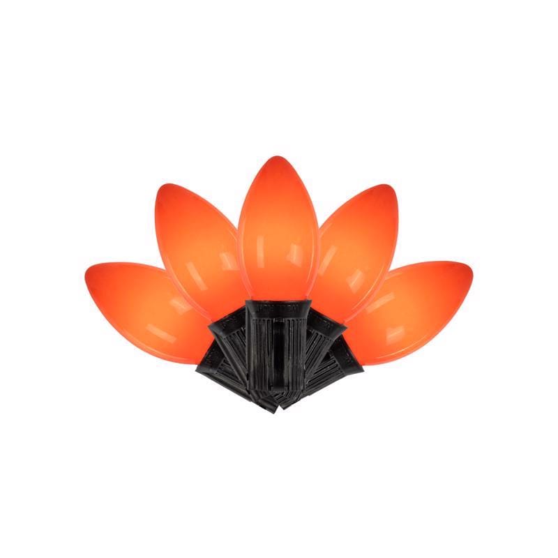Celebrations 11-06064A Orange 25 ct Classic Halloween C9 Lights