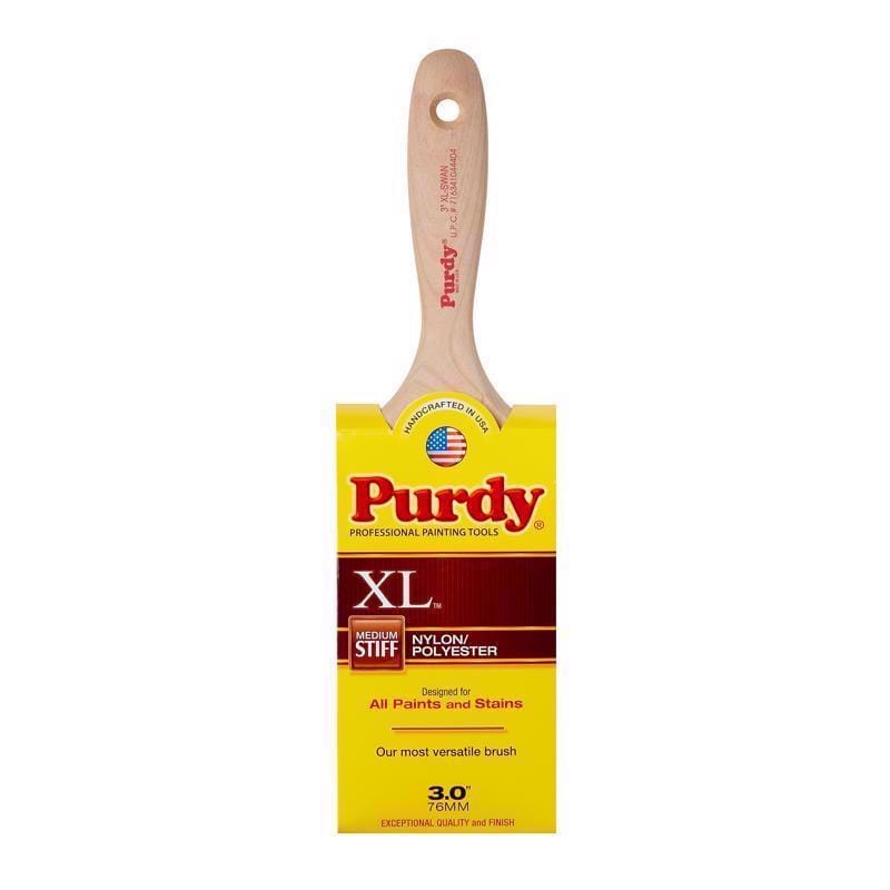 Purdy 144400330 XL Swan 3 in. Medium Stiff Flat Wall Brush