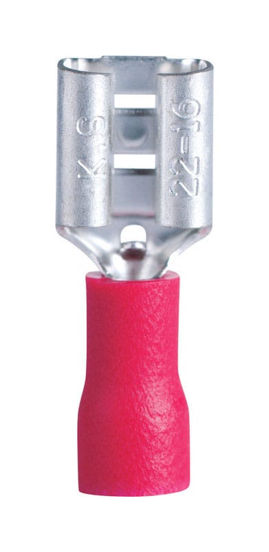 Gardner Bender 20-141F 22-16 AWG Insulated Wire Female Disconnect Red 21 pk