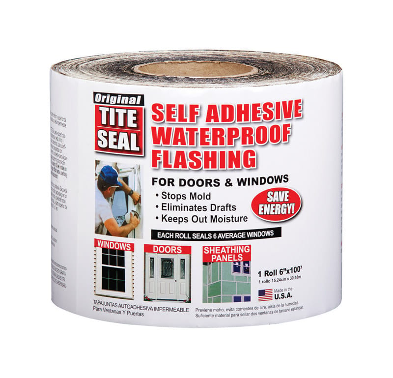 Cofair Products TS6100 Tite Seal 6 in. W X 100 ft. L Tape Door/Window Flashing Silver