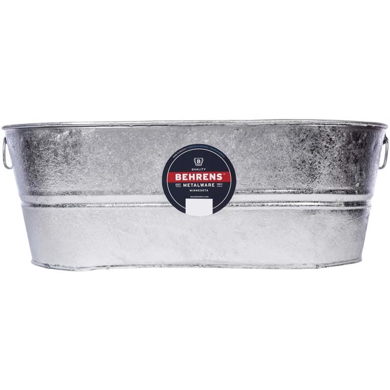 Behrens 2-OV 10.5 gal Steel Tub Oval