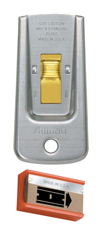 Allway GS 1-1/2 in. W Steel Single-Edge Razor Scraper