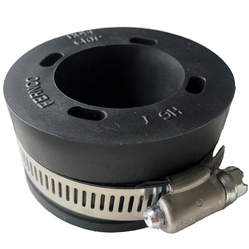 Fernco PHG-1 Schedule 40 1-1/2 in. Hub each X 1 in. D Hub PVC Connector 1 pk