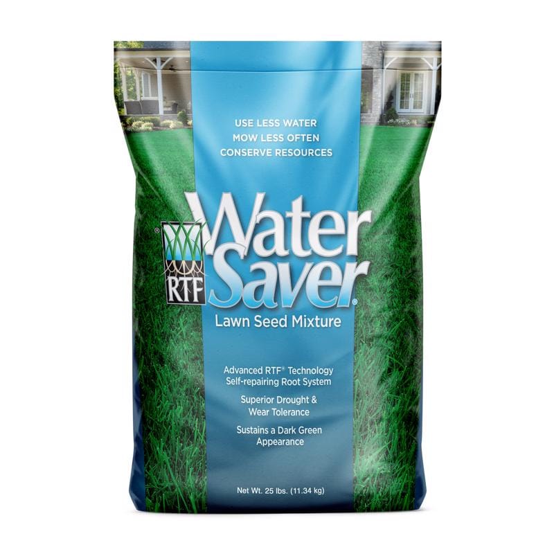 Water Saver 11625 Tall Fescue Grass Sun or Shade Grass Seed Blend 25 lb
