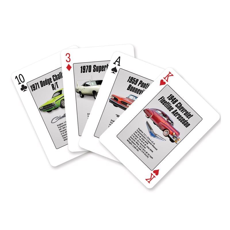 Eurographics 8901-0658 Muscle Cars Playing Cards Multicolored