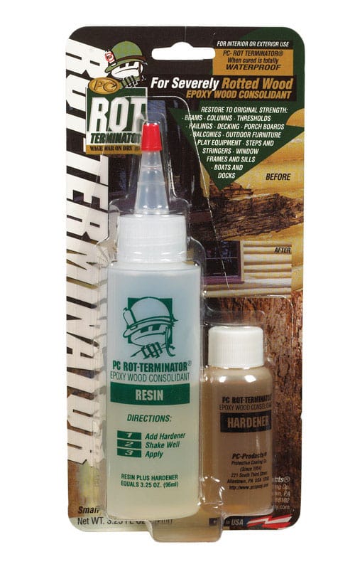 PC Products 350614 PC-Rot Terminator Amber Epoxy Wood Hardener 3.25 oz