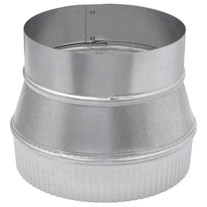 Imperial GV1359 6 in. D X 7 in. D Galvanized Steel Furnace Pipe Increaser